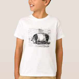 T-shirt Antiquité de porcs de porcs de porc repérée par