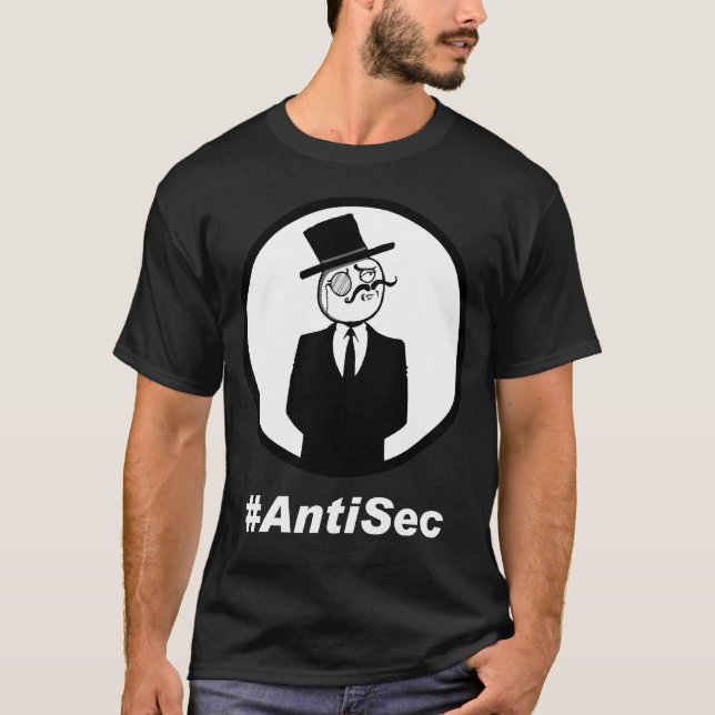 T-shirt #AntiSec LOGO - B (Devant)