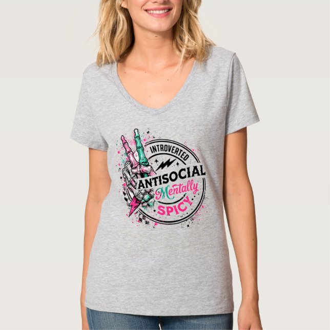 T-shirt Antisocial (Devant)