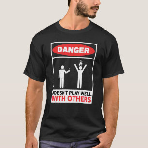T-shirt Antisocial Introduire la haine Personnes Anti-soci