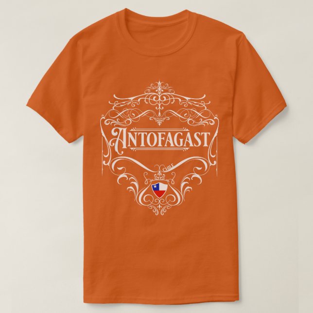 T-shirt Antofagast design Vintage 1 (Design devant)