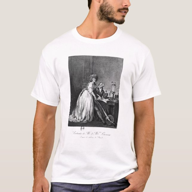 T-shirt Antoine Laurent Lavoisier et son épouse (Devant)