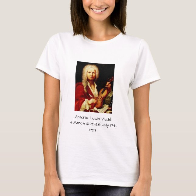 T-shirt Antonio Lucio Vivaldi 1723 (Devant)