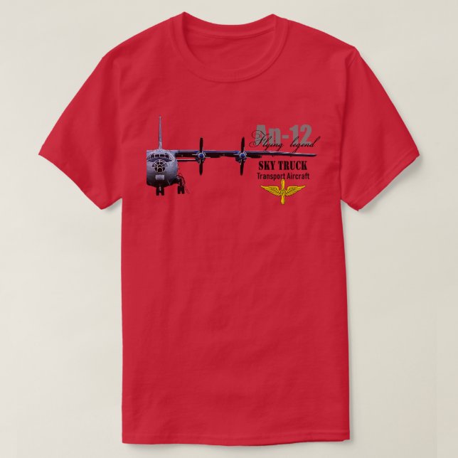 T-shirt Antonov 12 4 (Design devant)