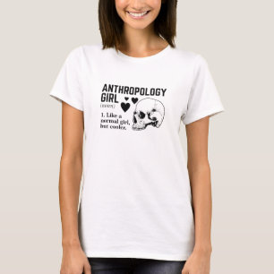 T-shirt Antropologie Fille comme une fille normale mais gl