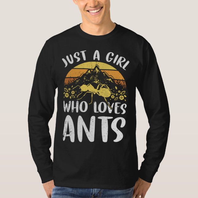 T-shirt Ants Insects Beetle Bug Entomology (Devant)