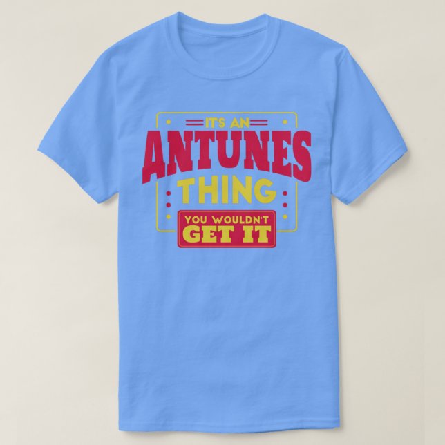 T-shirt Antunes (Design devant)