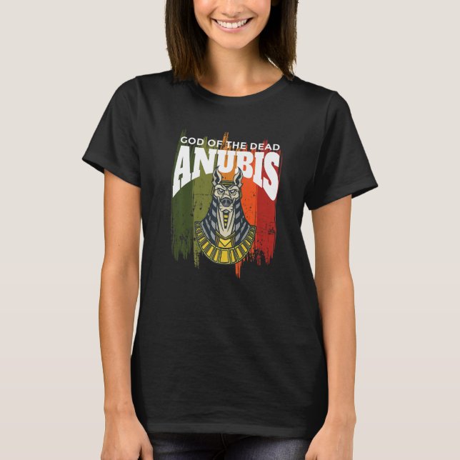 T-shirt Anubis Dieu des morts Egypte Pharaon Sphinx Egypto (Devant)