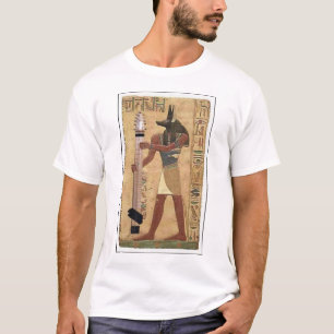 T-shirt anubis, le dieu de bâton