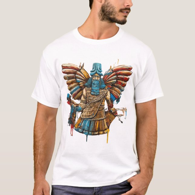 T-shirt Anunakiz Enki L'Anunnaki (Devant)