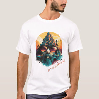 T-shirt Anunakiz Futuriste Montagne Anunnaki Enki