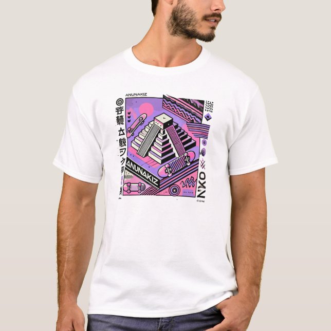 T-shirt Anunakiz Ziggurat Anunnaki Vibes (Devant)