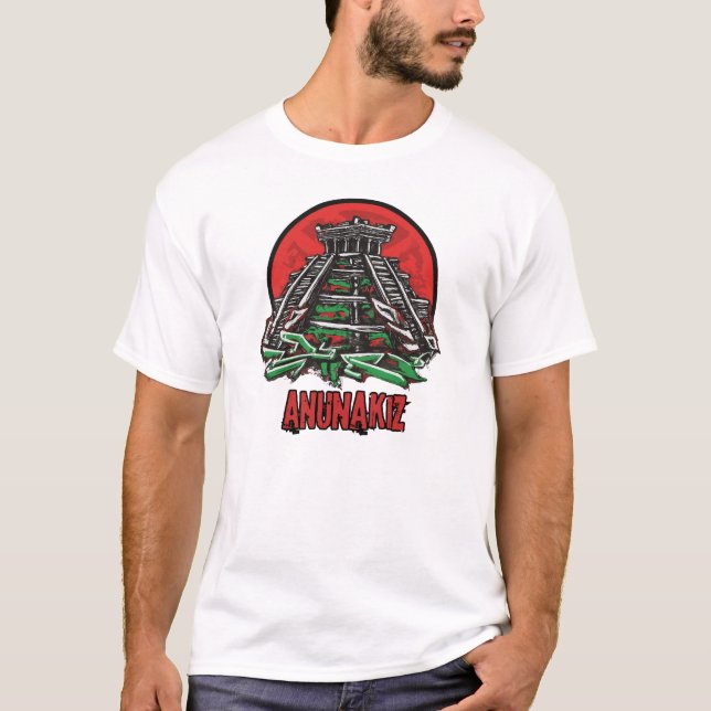 T-shirt Anunakiz Ziggurat De L'Anunnaki (Devant)