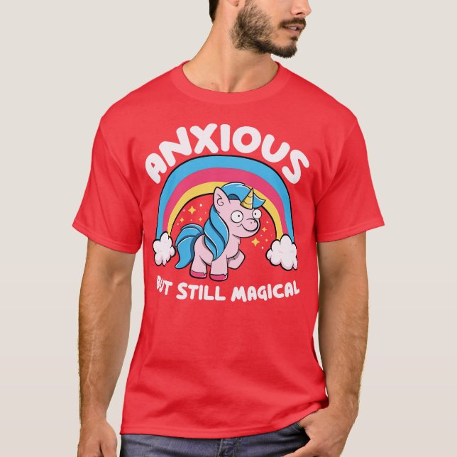 T-shirt Anxieux mais toujours magique par Tobe Fonseca (Devant)