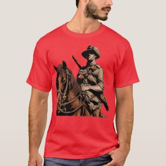T-shirt ANZAC Australien Cheval Léger