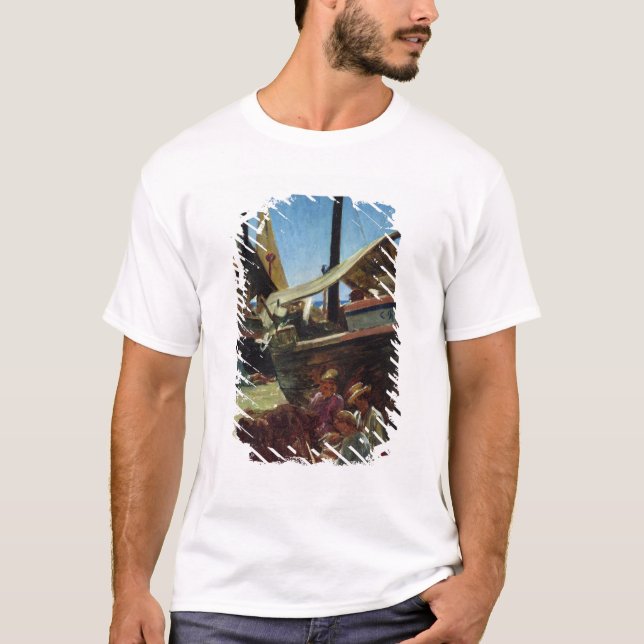 T-shirt Anzio, le port (Devant)