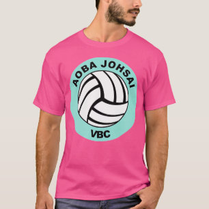 T-shirt Aoba Johsai Volleyball entraînement Anime Manga Co