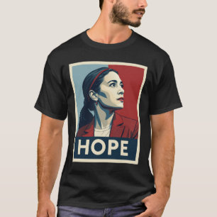 T-shirt Aoc Alexandria Ocasio Cortez 2028 Pour Président -