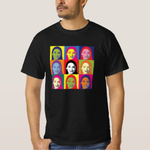 T-shirt AOC Alexandria Ocasio-Cortez Retro Pop Art Vintage