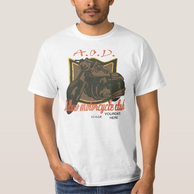 T-shirt AOD Motorcycle Club (Devant)
