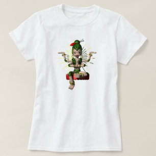 T-shirt Aokimono. Bouddha 3D 破 壊 飛 翔 体 三 仏 像 