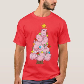 T-shirt Aolotl Arbre de Noël Ornament Poisson Aolotl Anima