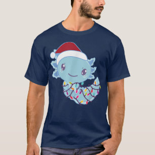 T-shirt Aolotl Avec Fairy Lights Funky Animal Noël