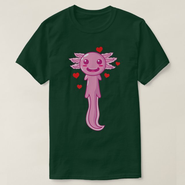 T-shirt Aolotl est amoureux  (Design devant)