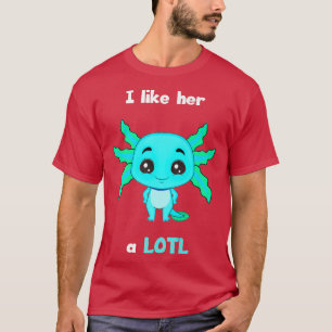 T-shirt Aolotl Love Vegetarian for Couples Partenaires