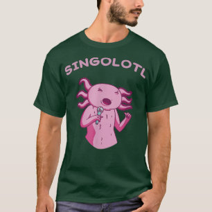 T-shirt Aolotl Music Singolotl Aolotls Kawaii Anime Singin