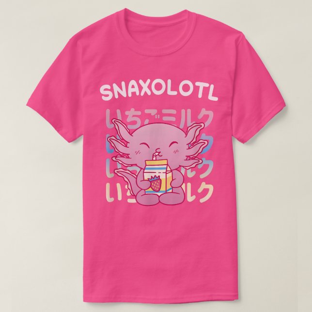 T-shirt Aolotl Snaolotl Sucres Boire mignonne Aolotls Drôl (Design devant)