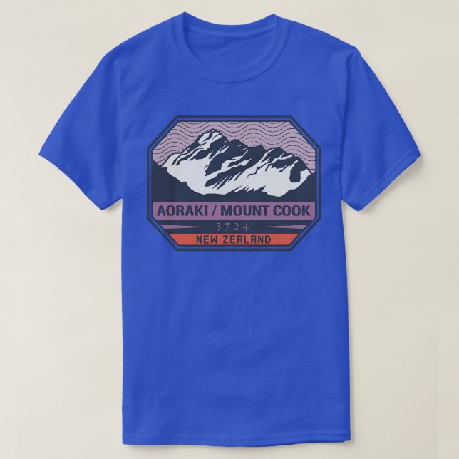 T-shirt Aoraki Mount Cook (Design devant)