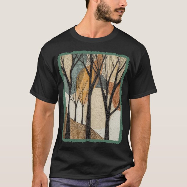 T-shirt AOS_47 Art Abstrait (Devant)