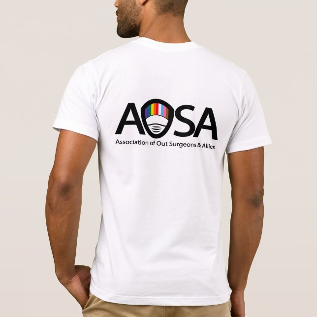 T-shirt AOSA (logo avant et arrière) (Dos)