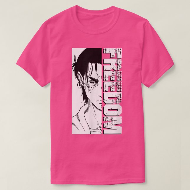 T-shirt AOT Anime Manga Otaku Style Eren Tokyo FanArt Top (Design devant)