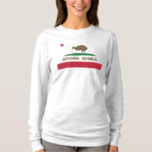 T-shirt Aotearoa République Kiwi Drapeau Nouvelle-Zélande