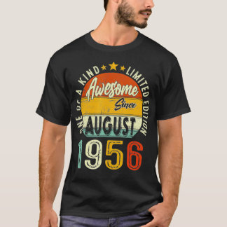 T-shirt Août 1956 Edition limitée 65e anniversaire 65 ans