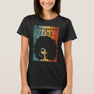 T-shirt Août Fille Afro Naturelle Cheveux Diva Femme Noire