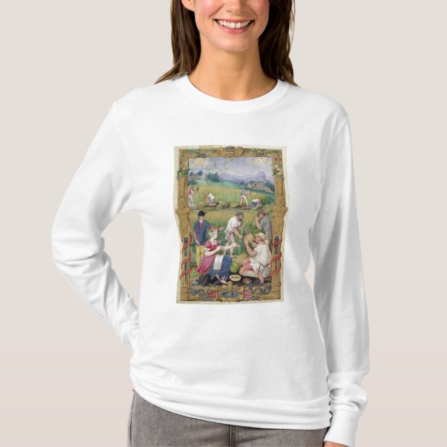 T-shirt Août : La récolte (Devant)