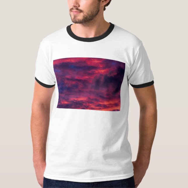 T-shirt août rouge (Devant)