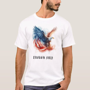 T-shirt *~* AP16 Détaillé Drapeau américain EAGLE USA