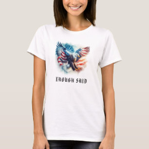 T-shirt *~* AP16 Drapeau américain USA Bald Détaillé EAGLE