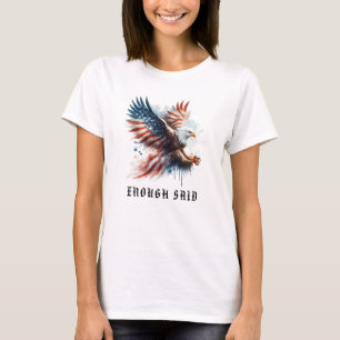 T-shirt *~* AP16 Etats-Unis - Drapeau américain détaillé E