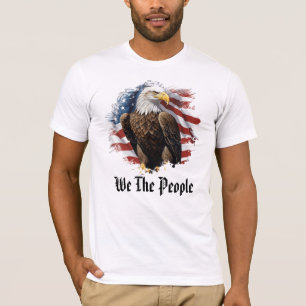 T-shirt *~* AP27 Hommes du drapeau patriotique américain