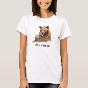T-shirt *~* AP72 MAMA BEAR Love Cub Mère's Day Cadeau