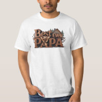*~* AP86 BEST EVER PAPA Fête des pères Rustique