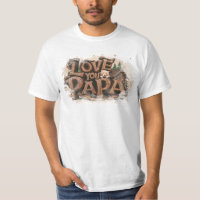 *~* AP86 BEST EVER PAPA Fête des pères Rustique