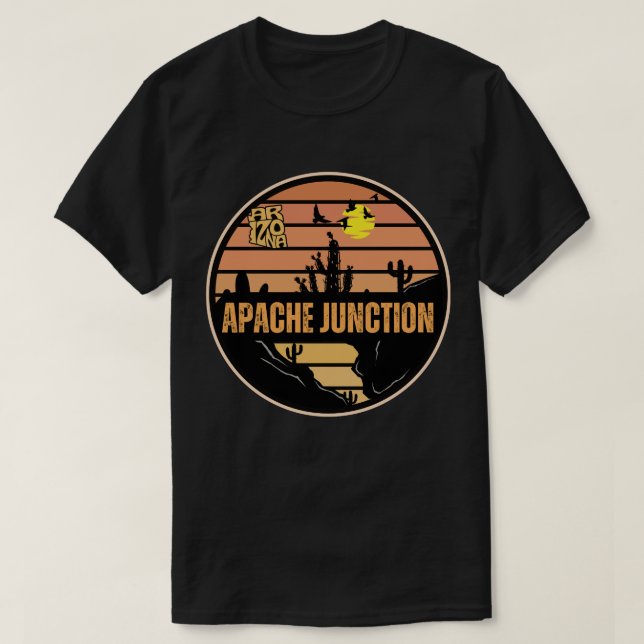 T-shirt Apache Junction, Arizona (Design devant)