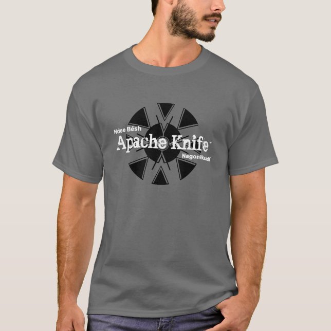 T-shirt Apache Knife® 🇺 🇸 Apache Knife Combat (Devant)