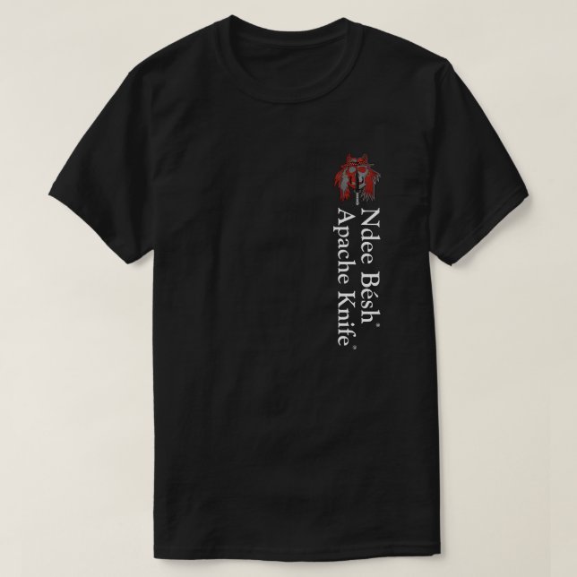T-shirt 🇺 Apache Knife®™ 🇸 Apache Knife® Ndee Besh T-Shi (Design devant)